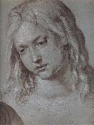 Albrecht Durer THe Head of christ at age twelve Spain oil painting artist